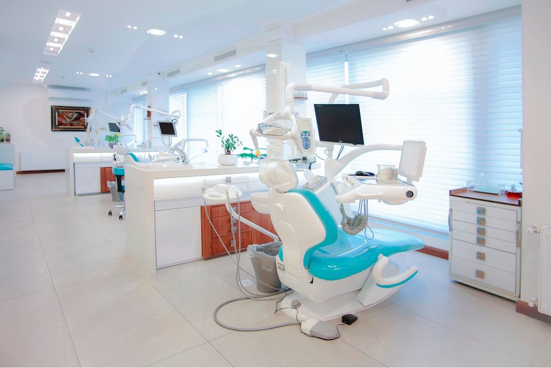 A bright, welcoming dental treatment room